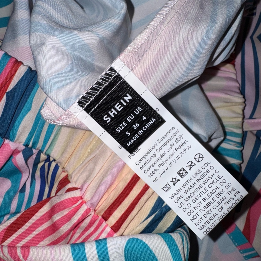 Colorful Abstract Patterned Two-Piece Set - Picture 3 of 3